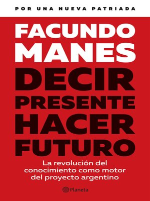 cover image of Decir presente. Hacer futuro.- Edición 2023